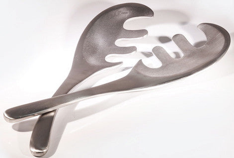 Oliva Pewter Salad Servers