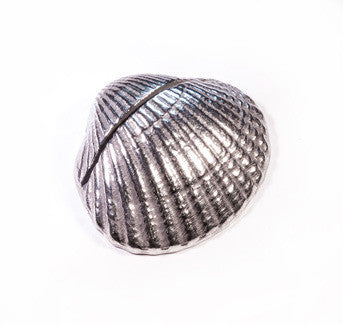 Shell Pewter Place Card Holder